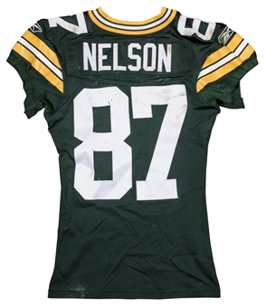 2011 Jordy Nelson Game Used Green Bay Packers Home Jersey (Packers LOA)